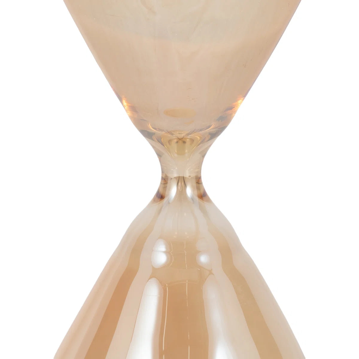 Decorative Objects for Home Decor – Modern Hourglass Sculpture for Kitchen Decor, Shelf Styling, or Decorations for Living Room – Sculptural Decorative Statues and Contemporary Sand Timer Accent