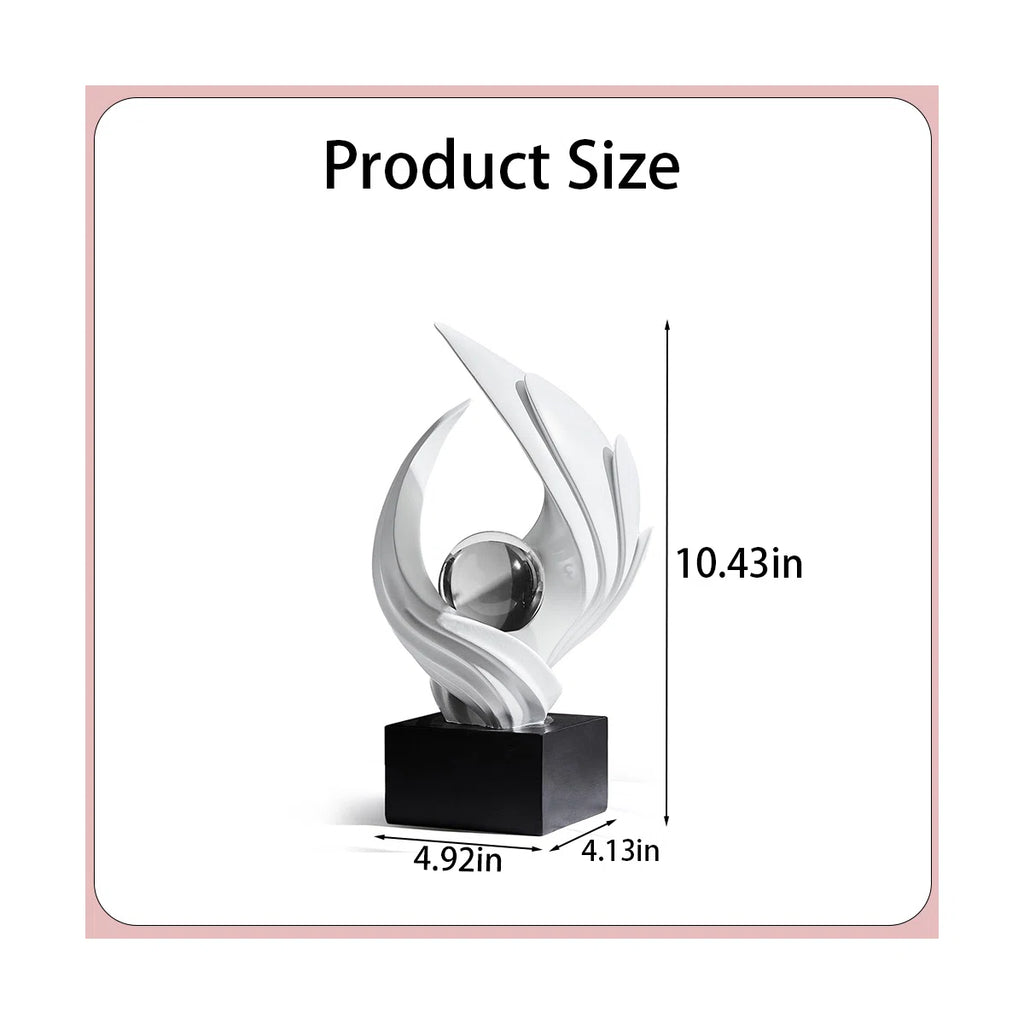 Artistic Decor Sculpture，Elegant Accent For Home & Office Spaces