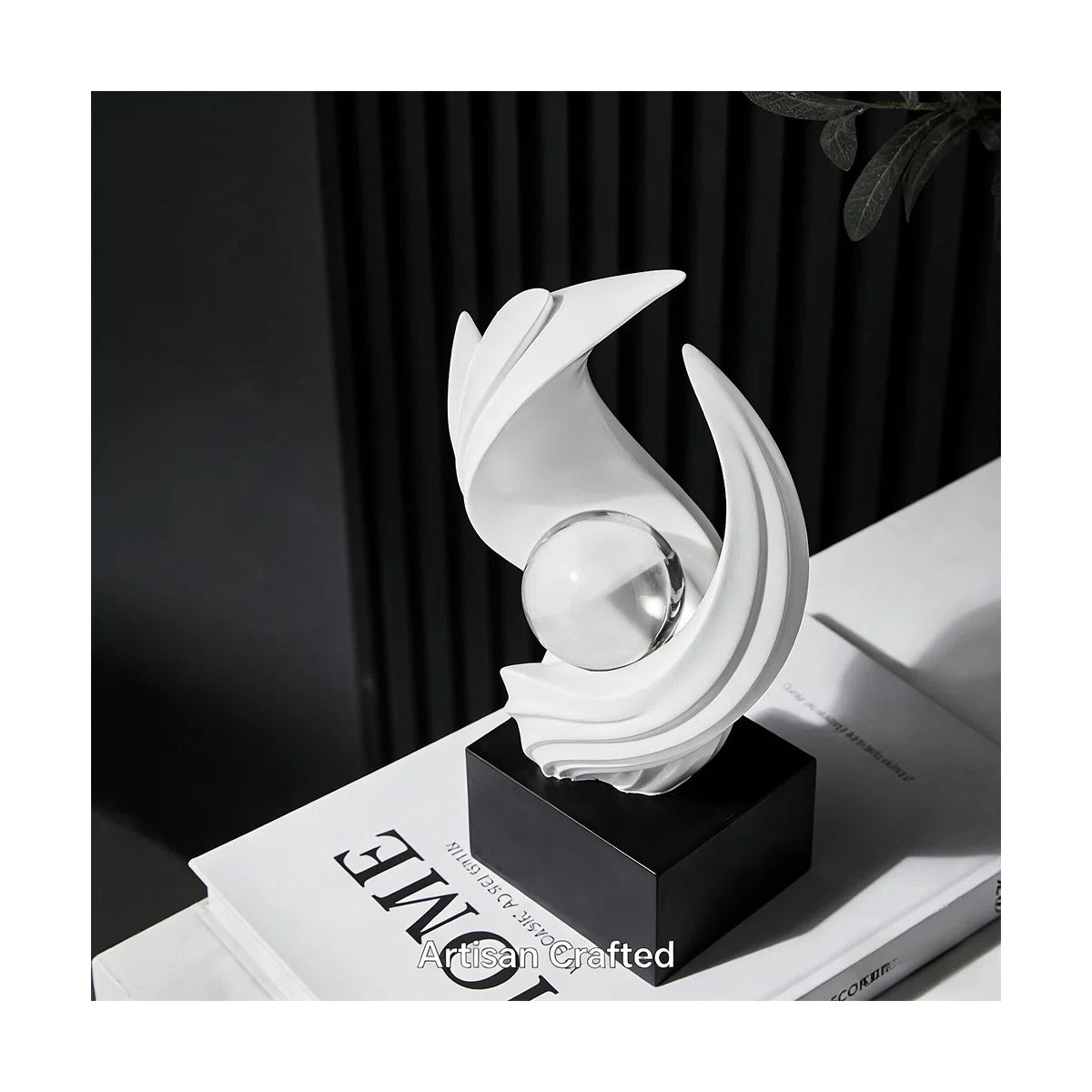 Artistic Decor Sculpture，Elegant Accent For Home & Office Spaces