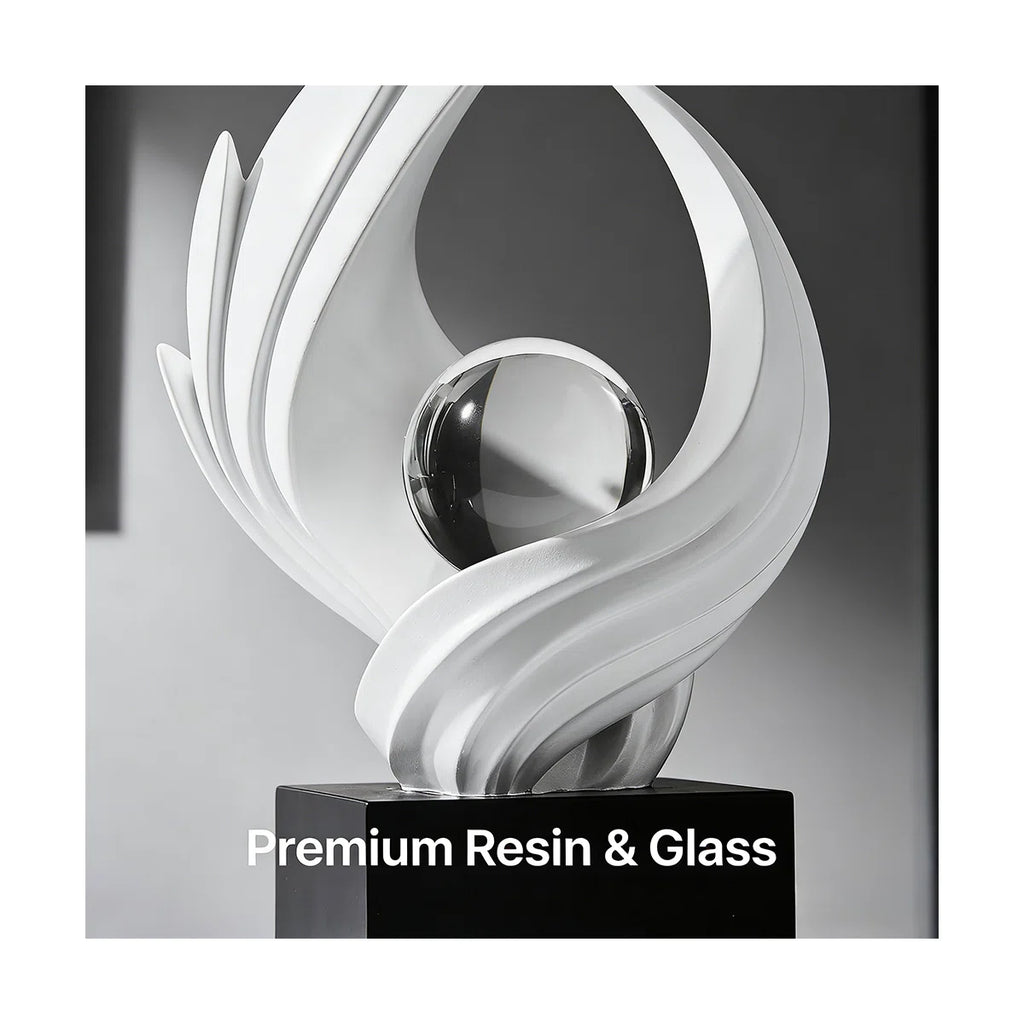 Artistic Decor Sculpture，Elegant Accent For Home & Office Spaces