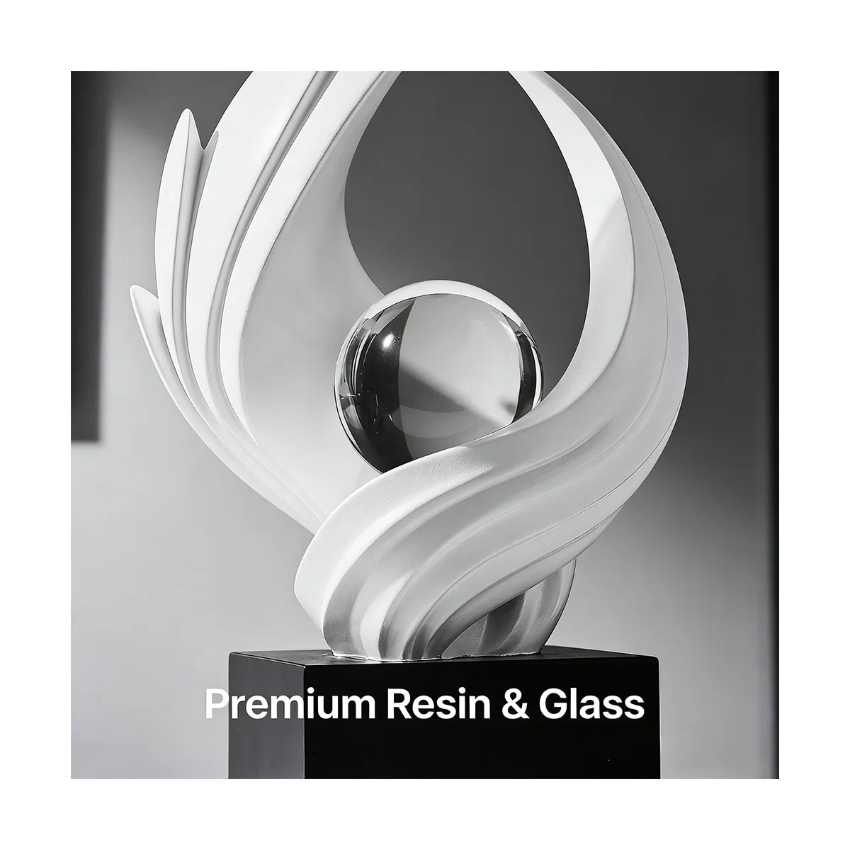 Artistic Decor Sculpture，Elegant Accent For Home & Office Spaces