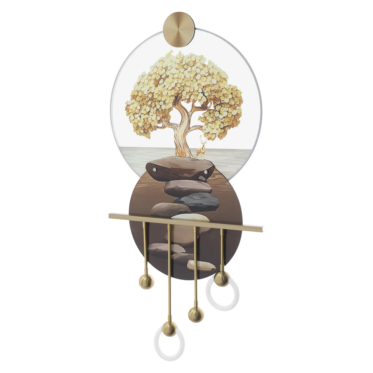 Wall Art Sculpture Painting Home Decor With LED Light And Remote Control For Living Room/Entrance